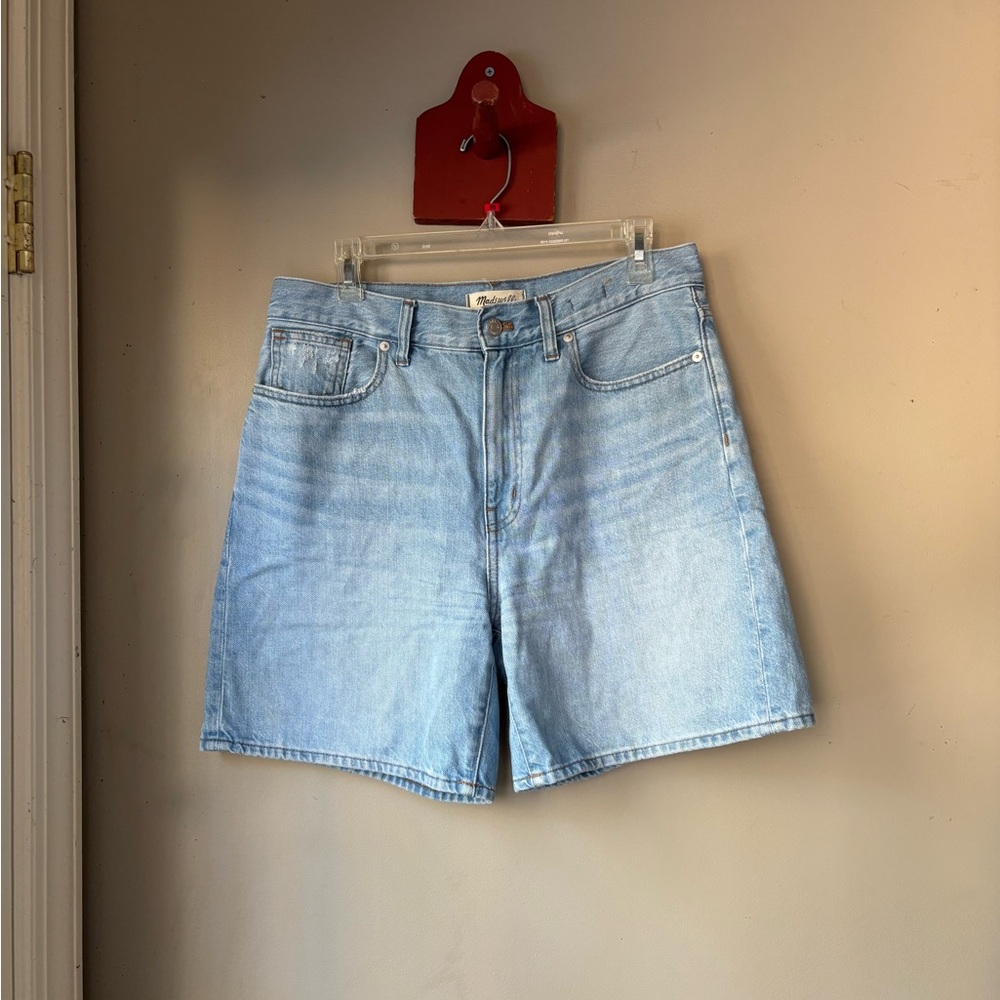Madewell Light Blue Baggy Jean Shorts